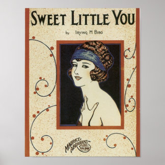 Póster Cubierta del libro de canciones Sweet Little You