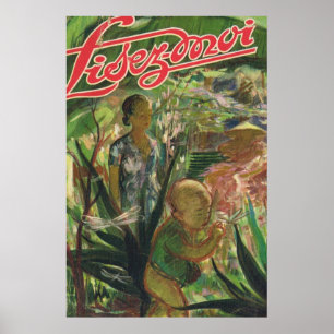 Póster Cubierta del Moi de Lisez; En el jardín