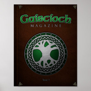 Póster Cubierta del problema 1 de la revista de Gaiscioch
