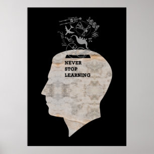 PÓSTER CUBIERTA ESPECIAL - NUNCA DEJE DE APRENDER