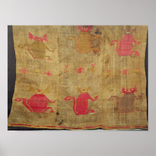 Póster Cubierta peruana; algodón y vicuña brochados