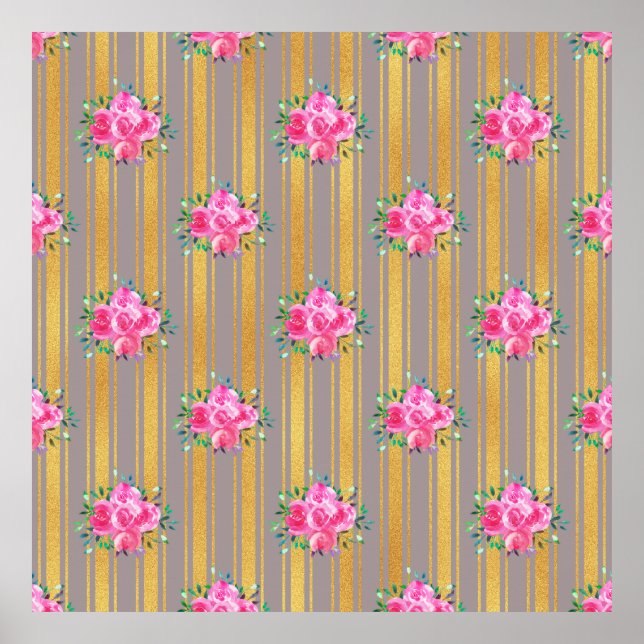 Póster Cubiertas florales de regalo para nuevo hogar (Frente)