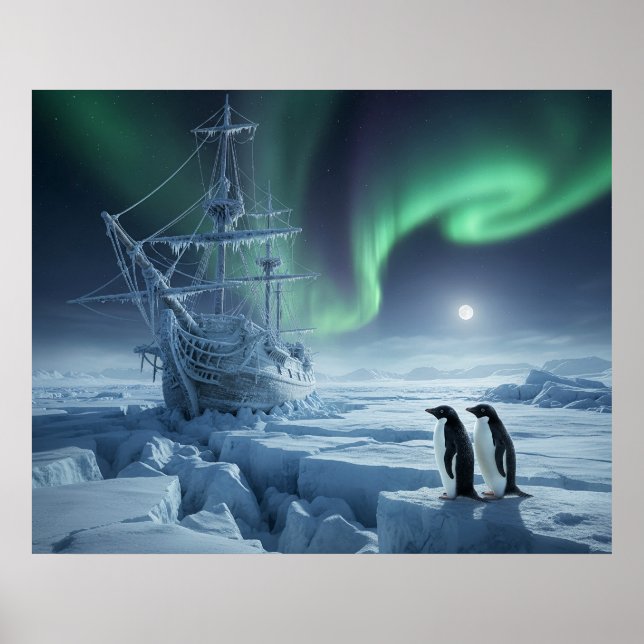 Póster Cubierto de Hielo (Frente)