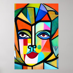 Póster Cubism Abstrace