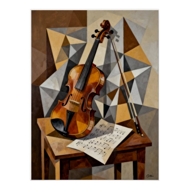 Póster Cubismo (Anverso)