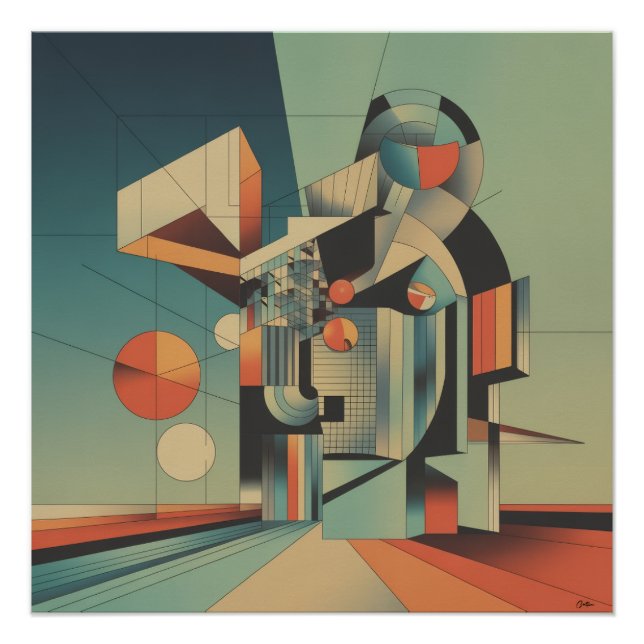 Póster Cubismo (Anverso)