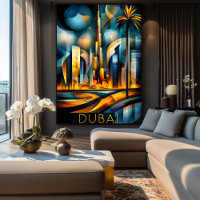 Cubismo Futurista de Dubai - Línea Geométrica Mode
