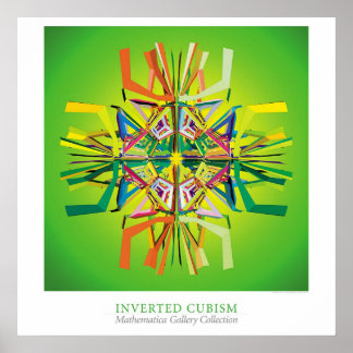 Póster Cubismo Invertido