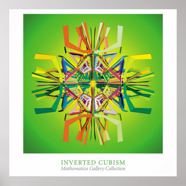 Póster Cubismo Invertido (Frente)