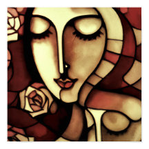 Cubist Blossom Gaze