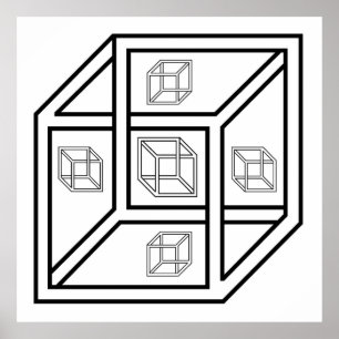 Póster Cubo de Impossilbe