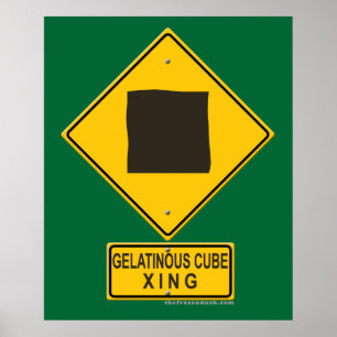 Póster Cubo gelatinoso XING