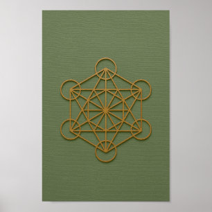 Póster Cubo Sage & Copper de Metatron