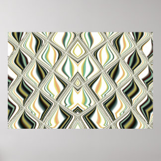 Póster cubos de vidrio