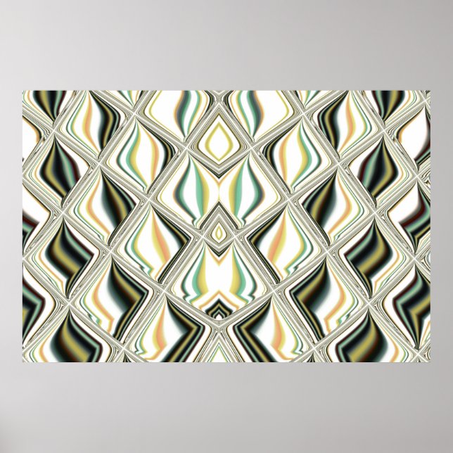 Póster cubos de vidrio (Frente)