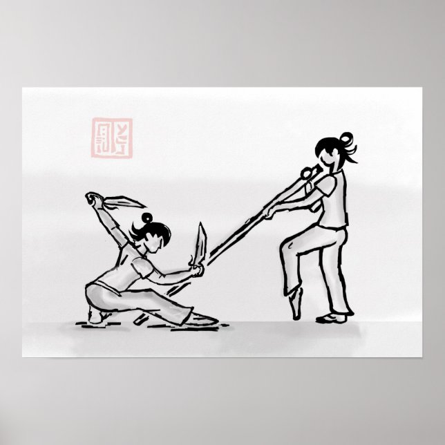 Póster cuchillo vs polo (Frente)