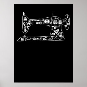 Póster Cuchillos De Regalo Y Sastres Cuelgan La Costura D