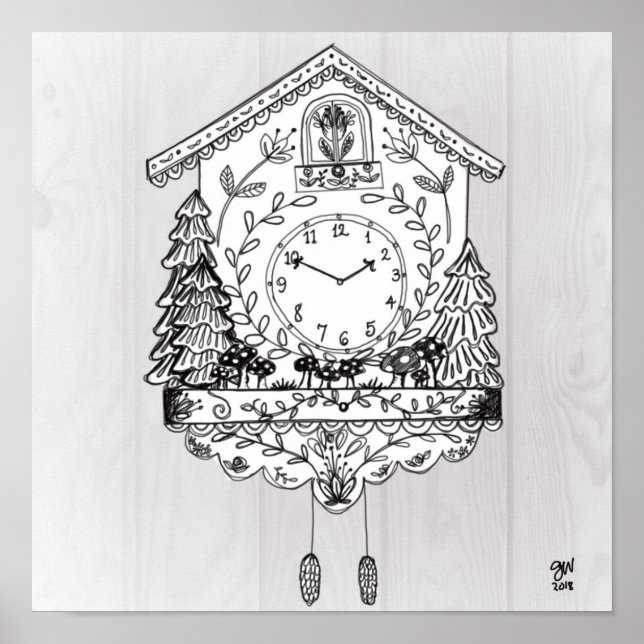 Póster Cuckoo Clock (Frente)