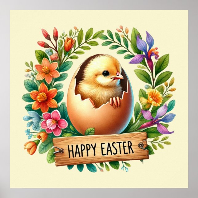 Póster Cucuta Feliz Pascua (Frente)