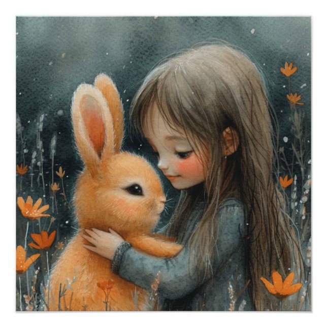 Póster Cuddle Bunny: Un Poco de Fantasía Bunny (Anverso)