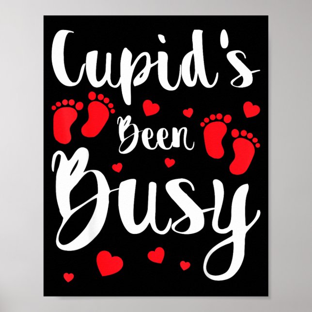 Póster Cud's Been Busy Funny Baby Reveal 2025 Valentine N (Frente)