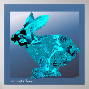 Póster Cuello azul