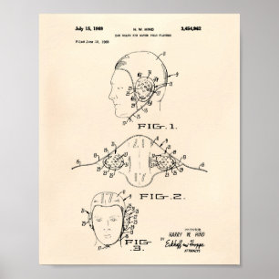 Póster Cuello de agua de la Guardia del Oro Polo 1969 Pat