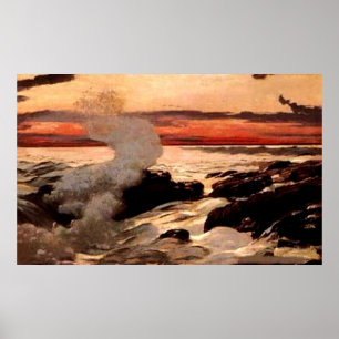 Póster "Cuello de Prout" de Winslow Homer - Imprimir