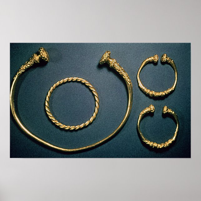 Póster Cuello y pulseras de Waldalgesheim (Frente)