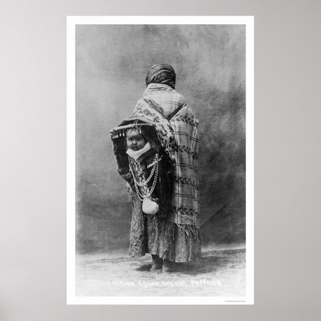 Póster Cuenca de Papoose y Yakama 1910 (Frente)