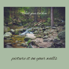 Póster Cuenca del bosque