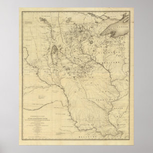 Póster Cuenca hidrográfica del río Misisipi