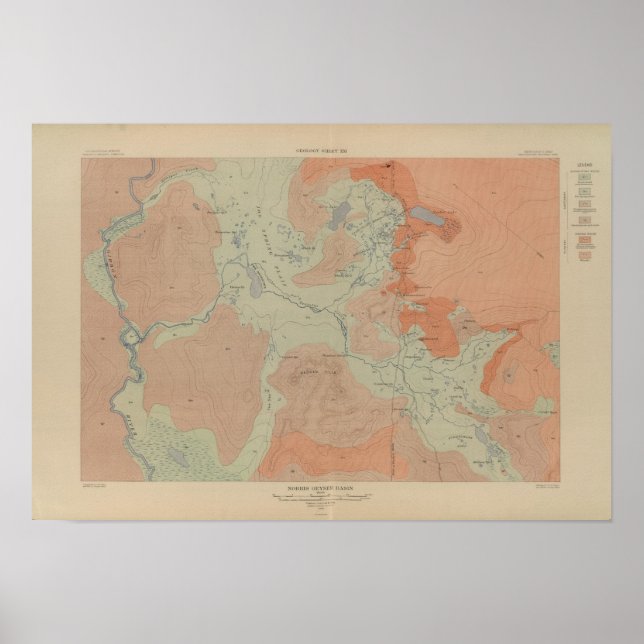 Póster Cuenca Norris Geyser (Frente)