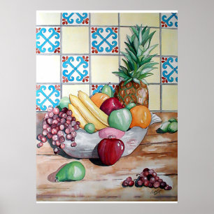 Póster Cuenco de fruta