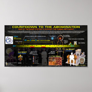 Póster Cuenta regresiva para la abominación