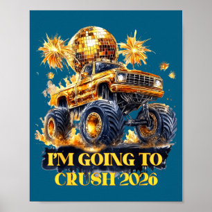 Póster Cuenta regresiva para la fiesta de Año Nuevo del c