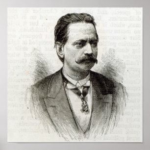 Póster Cuenta Taafe, a partir de la "hora del ocio", 1891