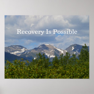 Póster Cuente con el poster de motivación de la