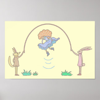 Póster Cuento de hadas como una cuerda de saltar.