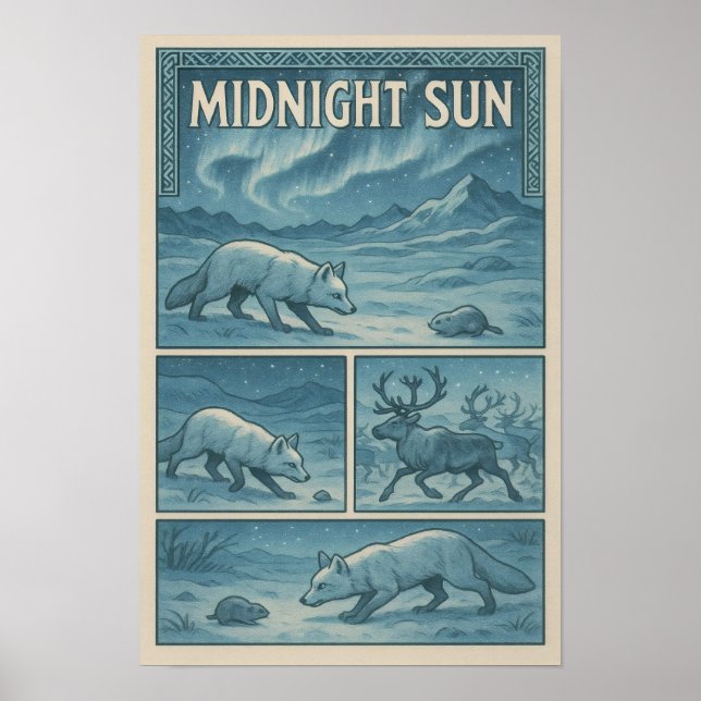 Póster Cuentos de Aurora Ártica (Frente)
