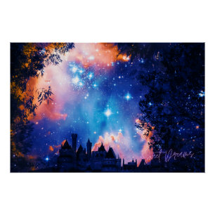 Póster Cuentos de hadas "Sueños dulces"