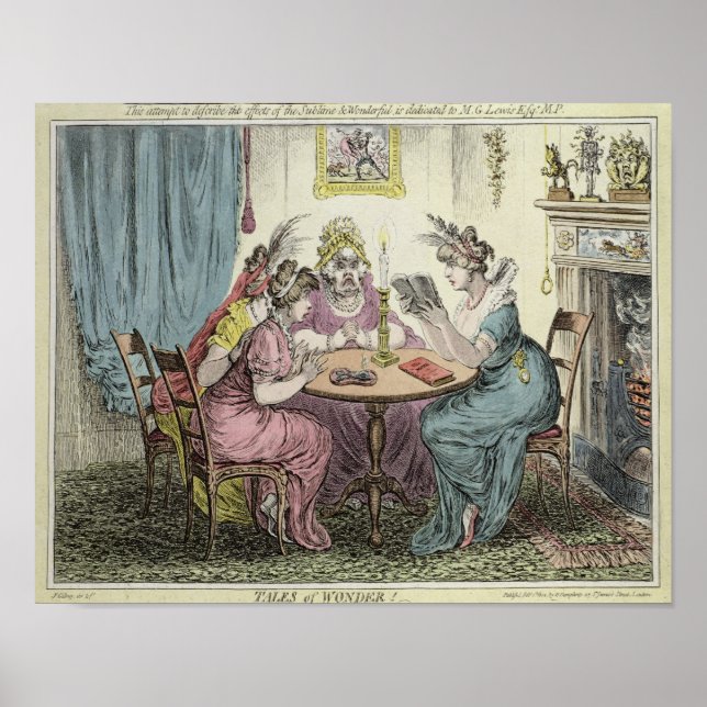 Póster Cuentos de maravilla - dedicados a M.G. Lewis Esq' (Frente)