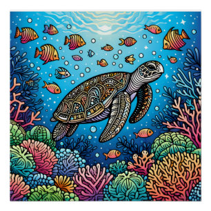 Póster Cuentos de tortuga