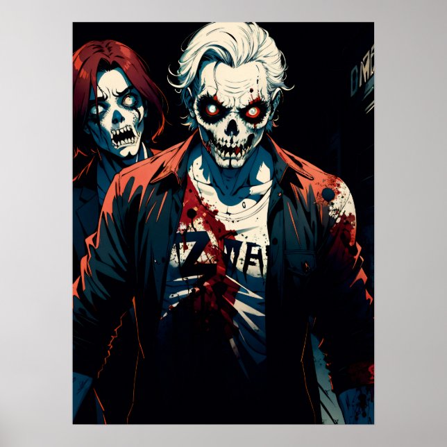 Póster Cuentos del reino zombi (Frente)
