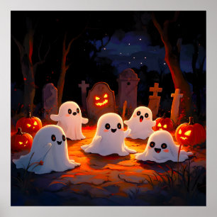 Póster Cuentos fantasma de luz de la luna