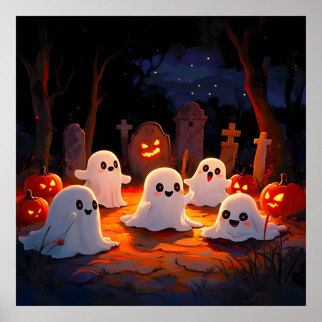 Póster Cuentos fantasma de luz de la luna (Frente)