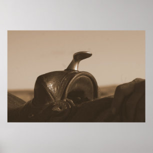 Póster Cuerno de la silla de montar