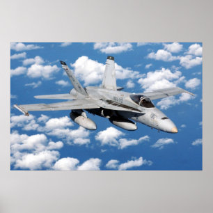 Póster Cuerno F/A-18