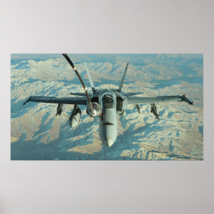 Póster Cuerno F/A-18