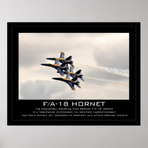Póster Cuerno F/A-18